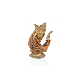 Italian Bronze Fish Sculpture