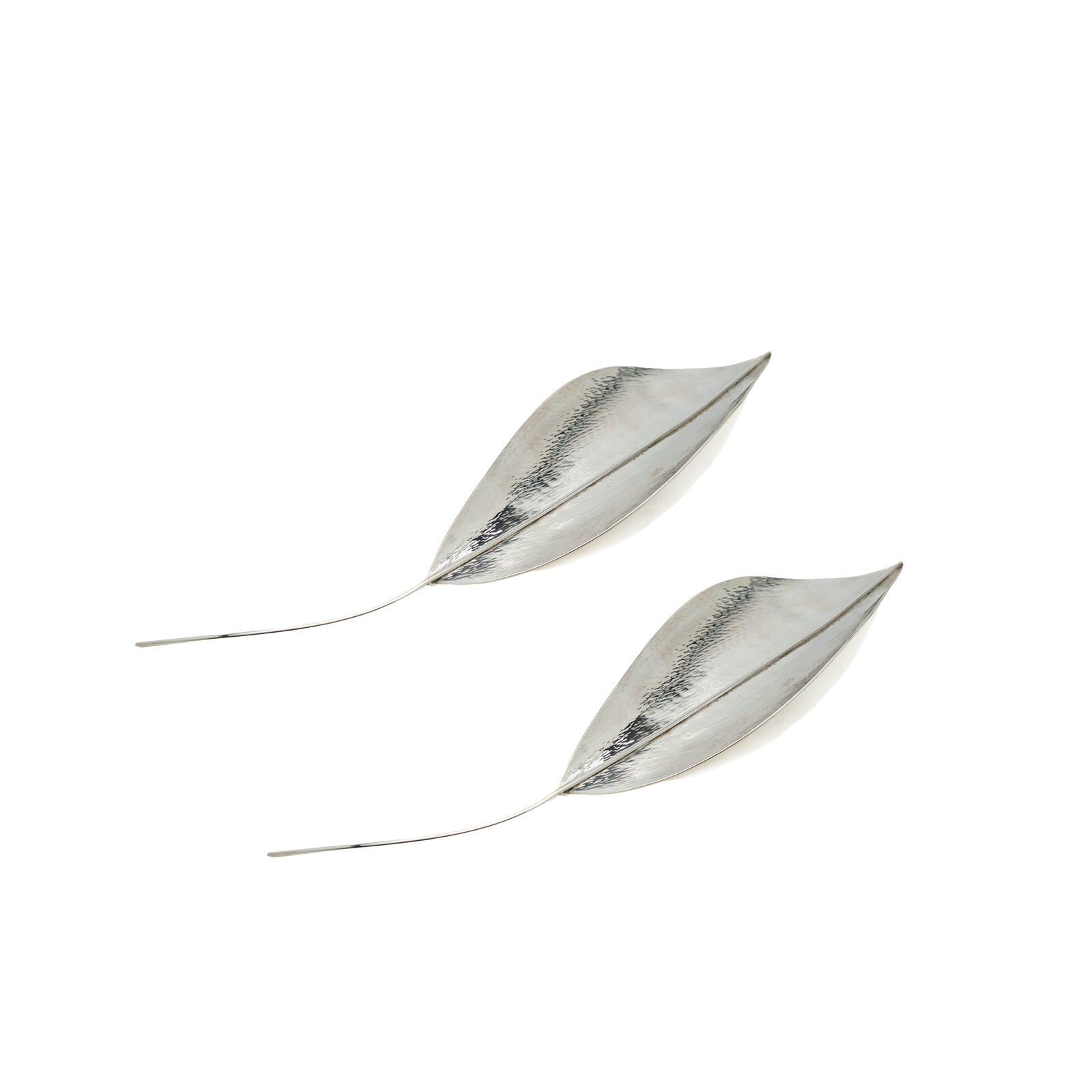Italian Sterling Silver Leaf Trays