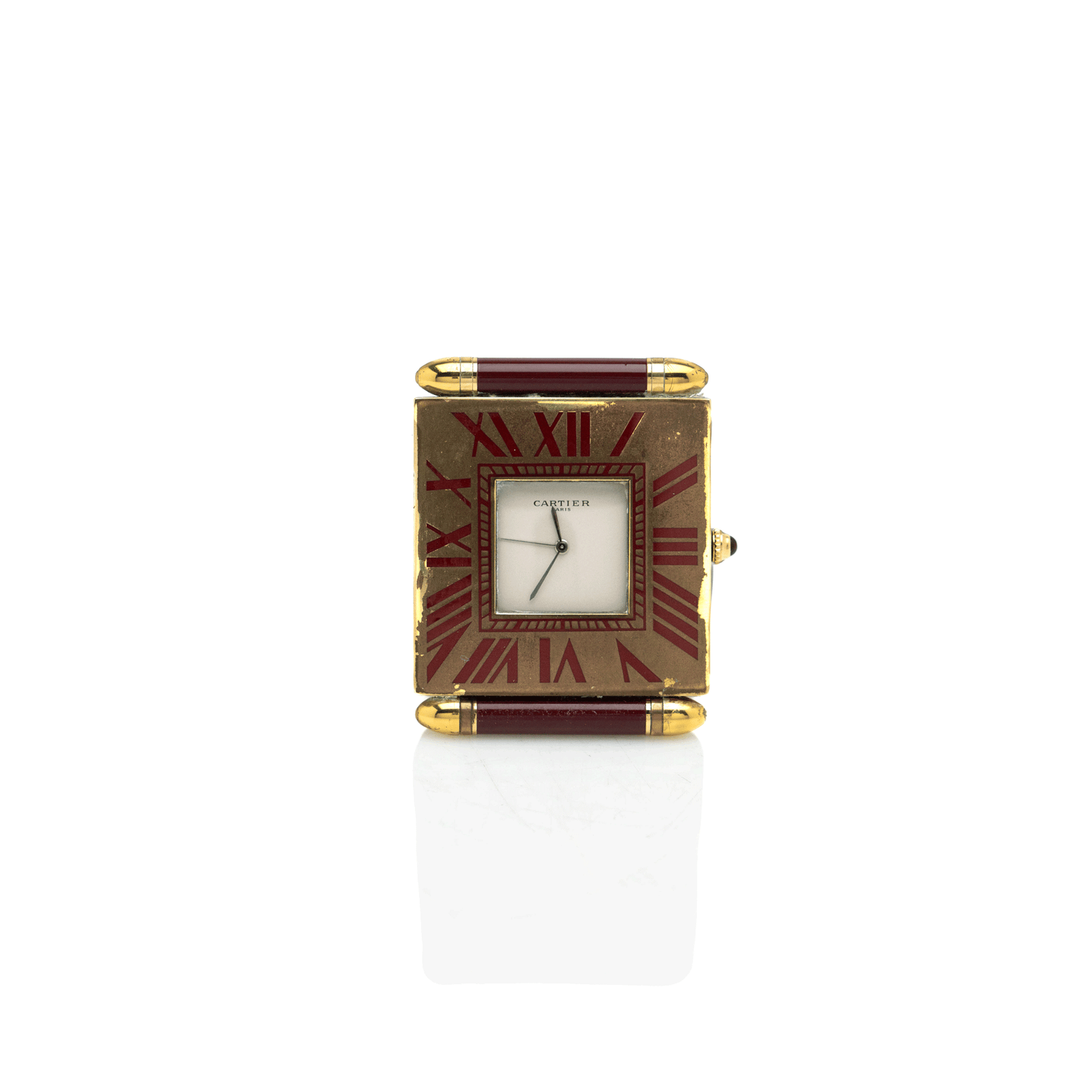 Cartier Enamel Travel Clock