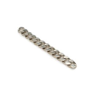 French 1970's Sterling Curblink Bracelet