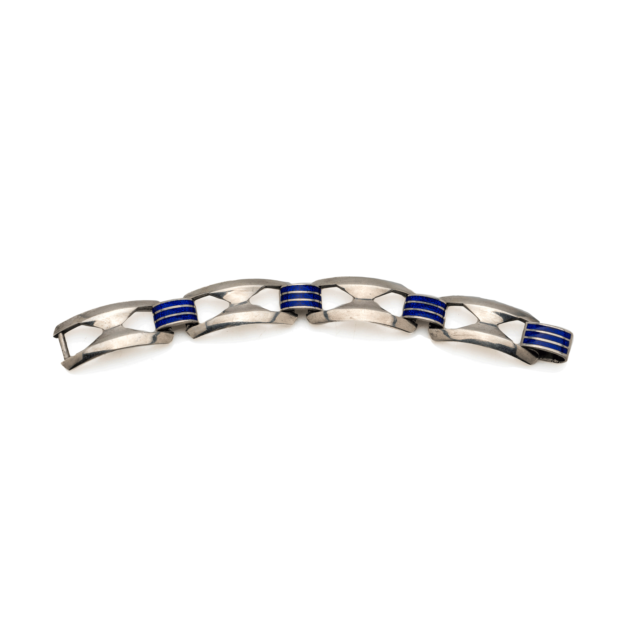 Silver & Enamel Bracelet