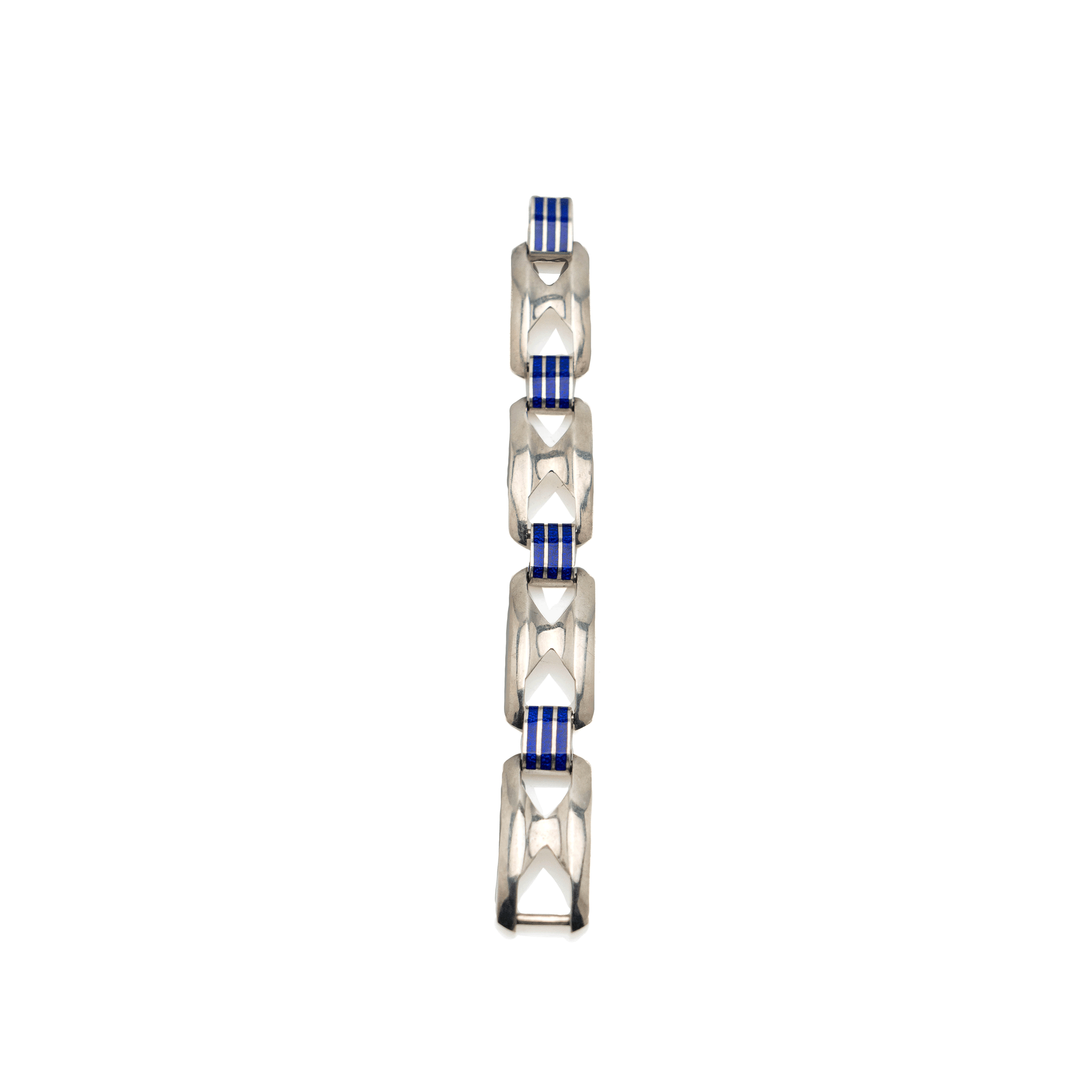 Silver & Enamel Bracelet