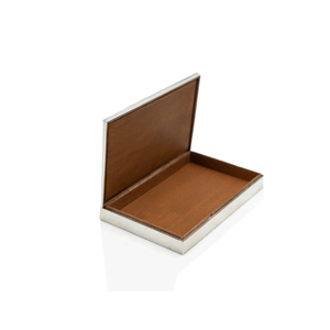 Hermes Silver & Gilt Fluted H Box