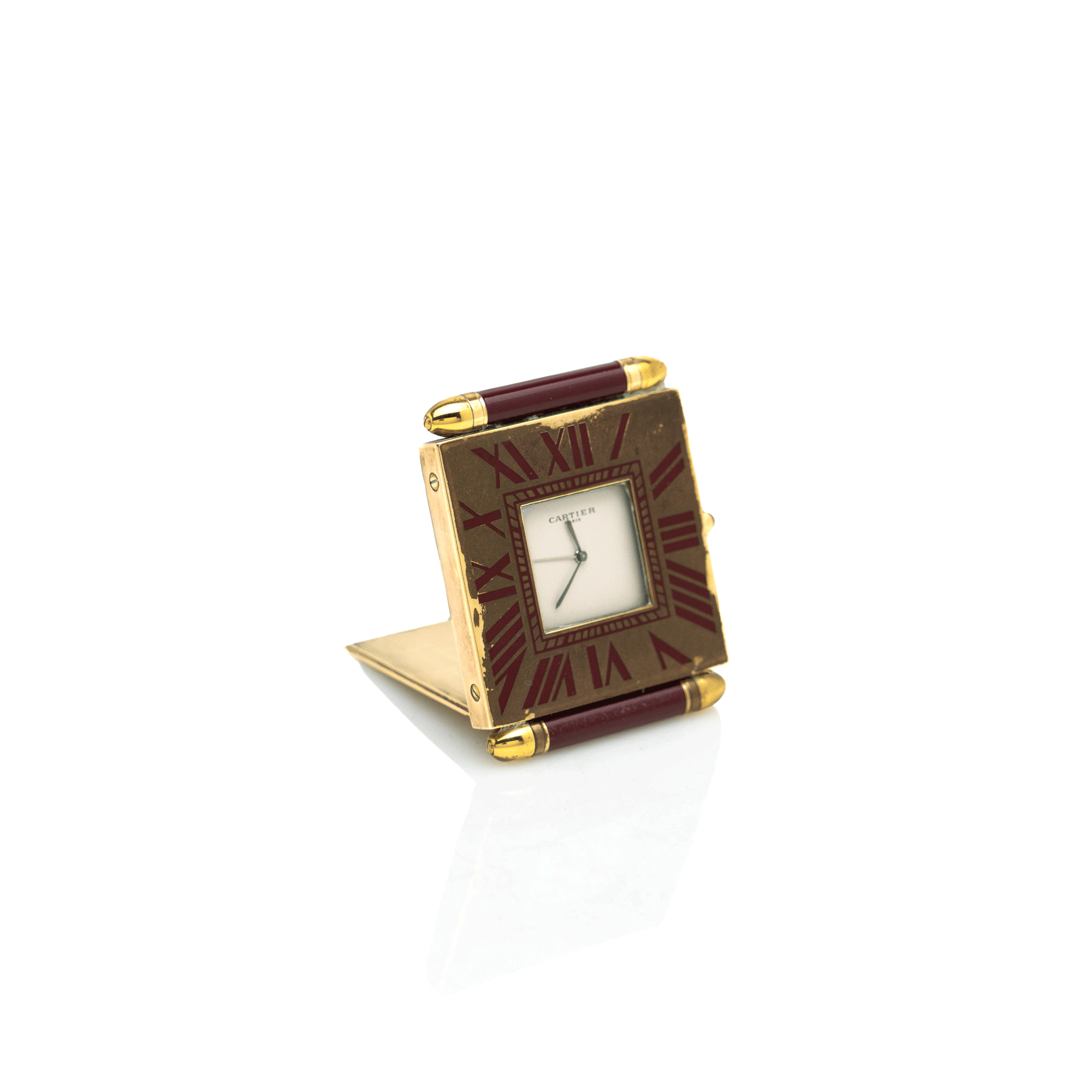 Cartier Enamel Travel Clock