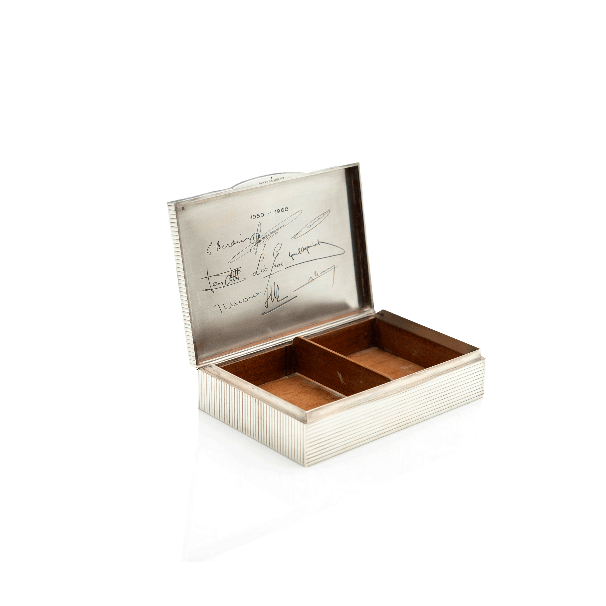 Puiforcat Sterling Fluted Box
