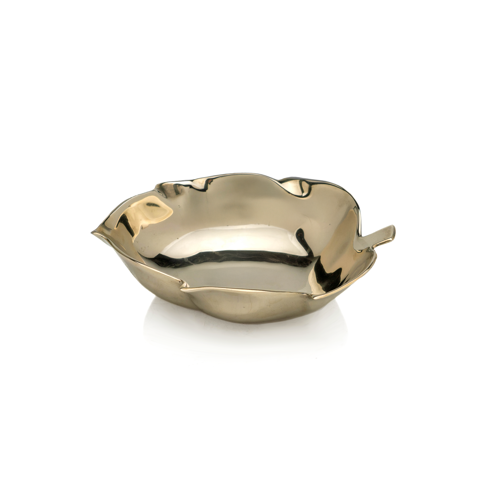 Christian Dior Silvered Bronze Leaf Dish