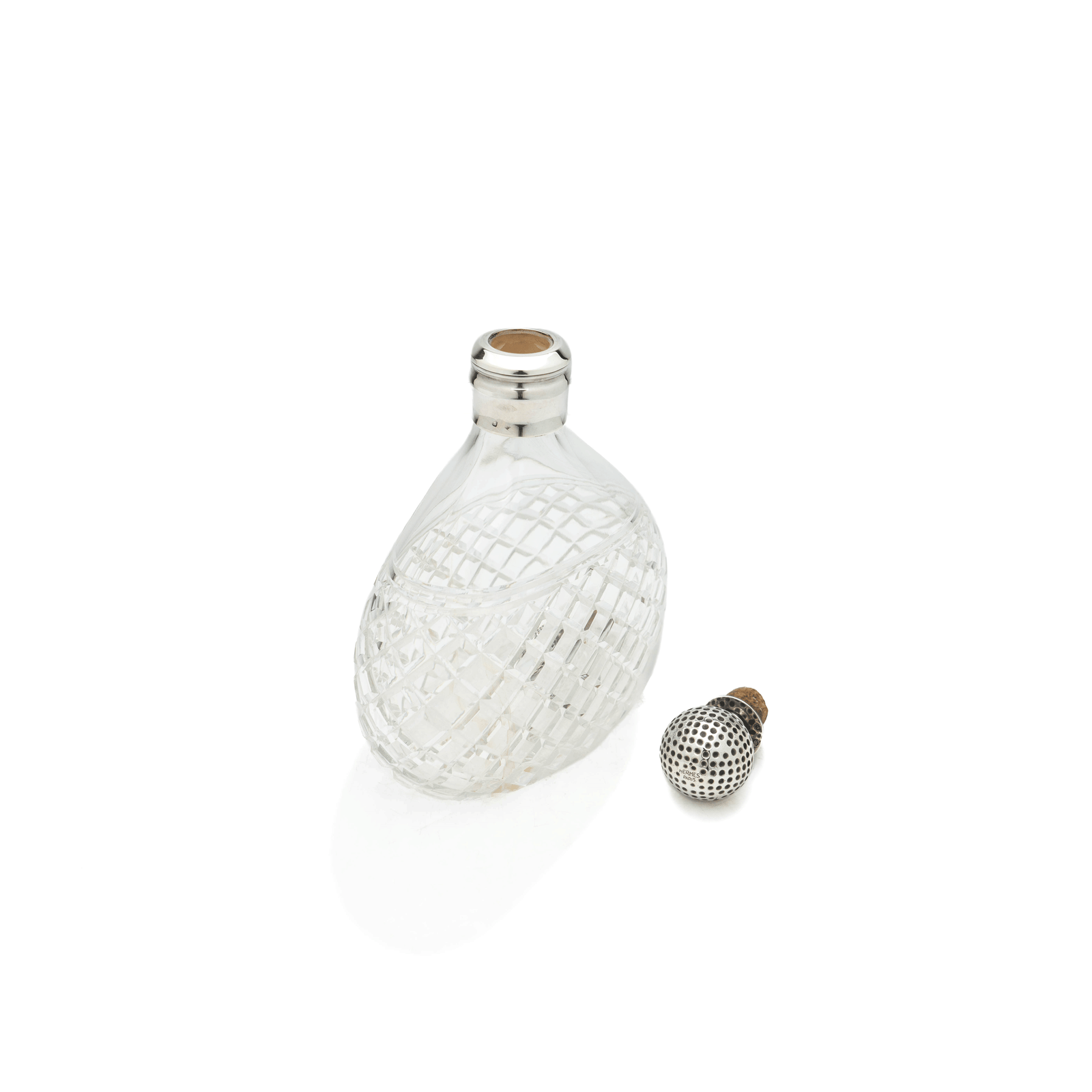 Hermes Sterling Decanter, Golf