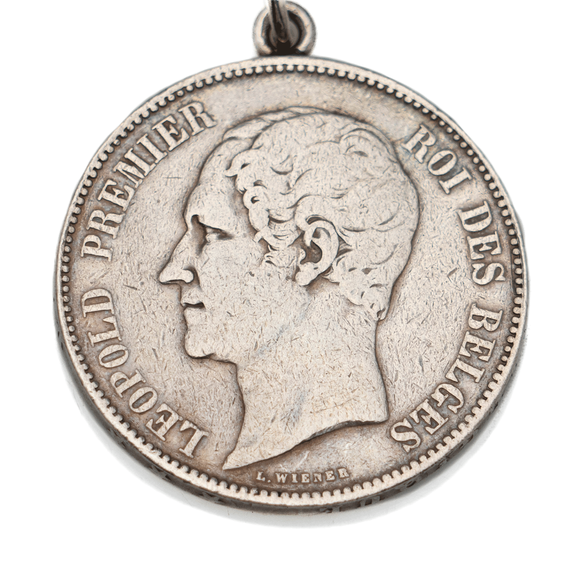 French Silver Coin Bracelet