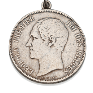 French Silver Coin Bracelet