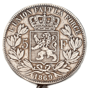 French Silver Coin Bracelet