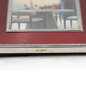 Christian Dior Sterling & Enamel Frame