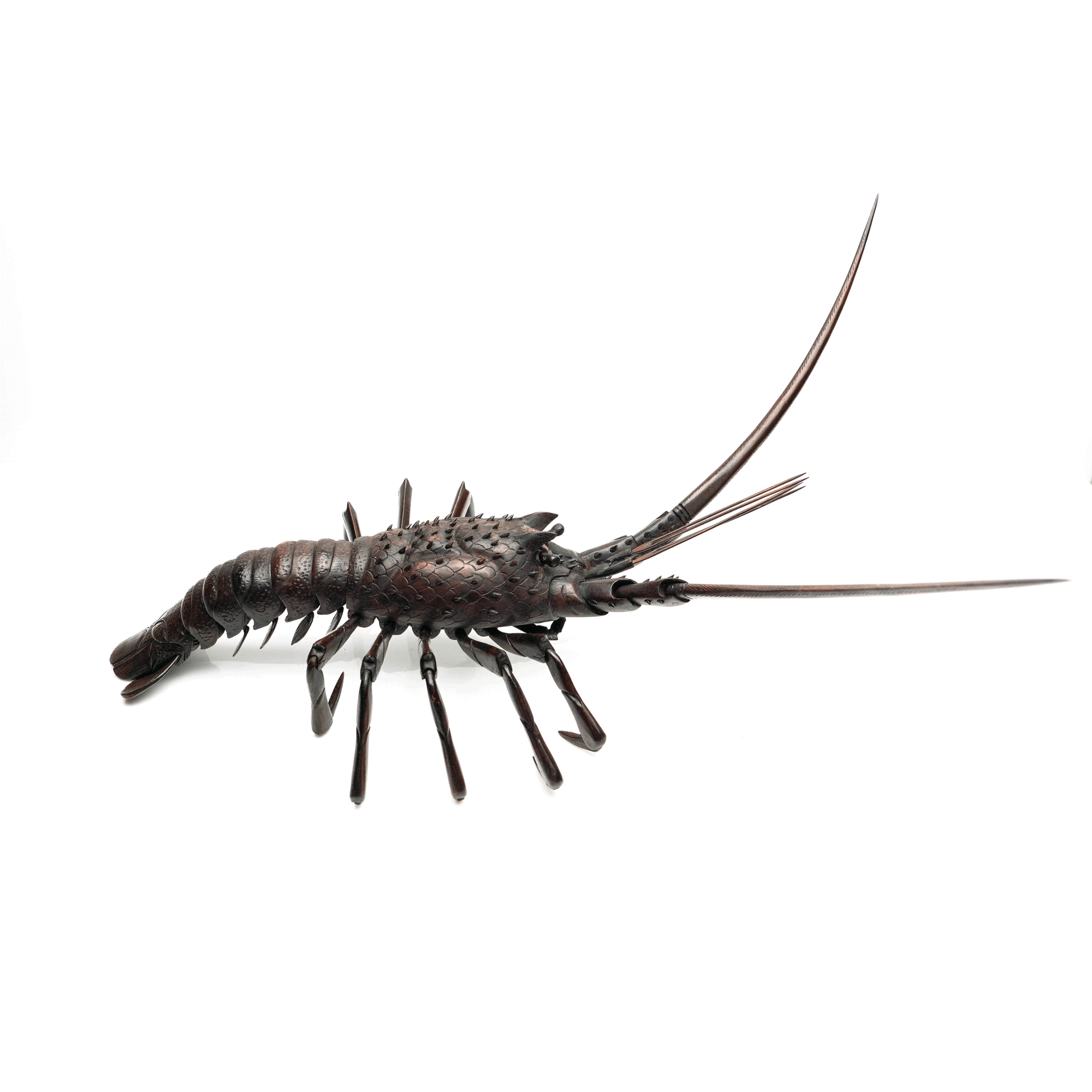 Articulated Wooden Lobster, Japanese