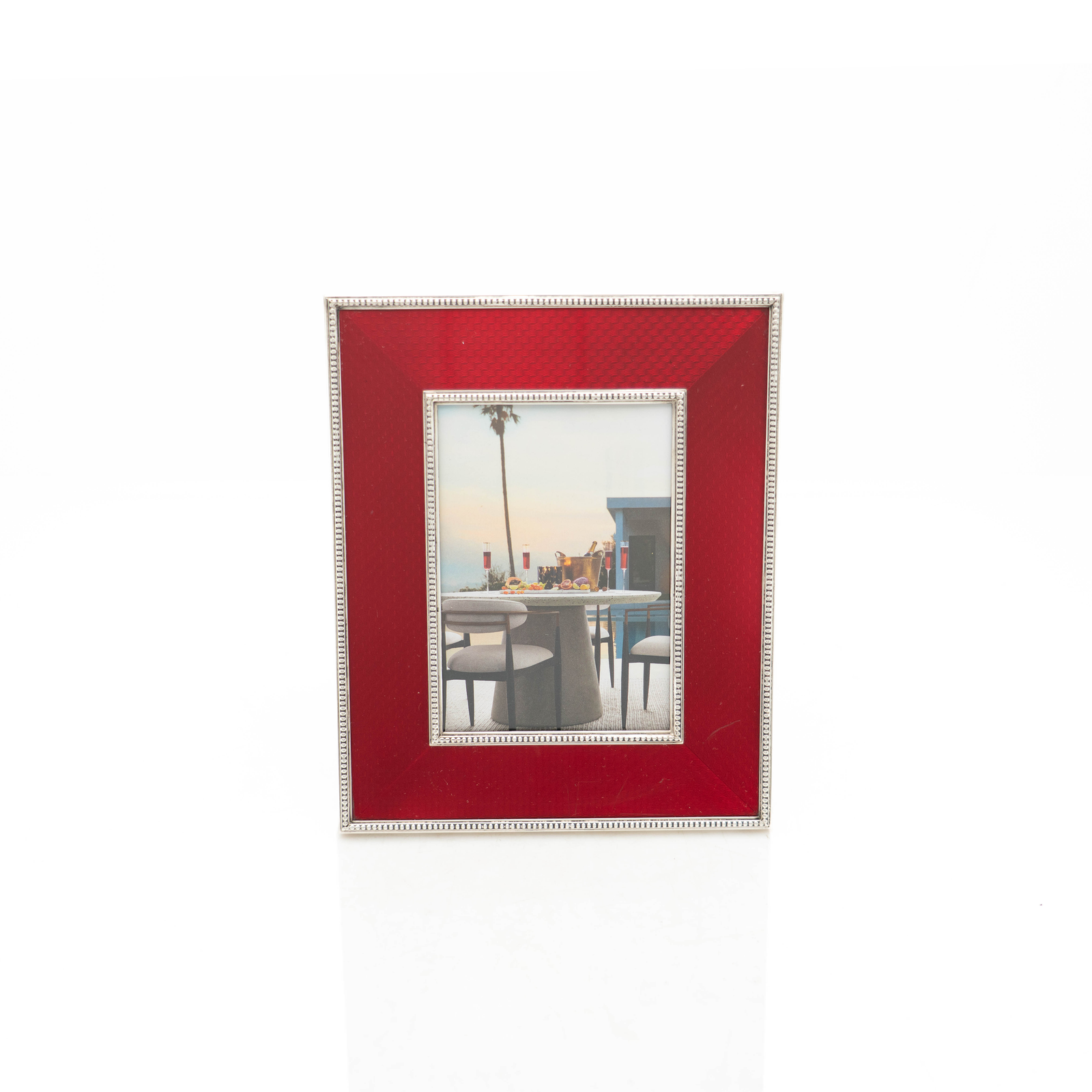 Christian Dior Sterling & Enamel Frame