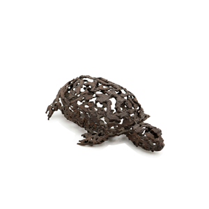 Brutalist Turtle Sculpture