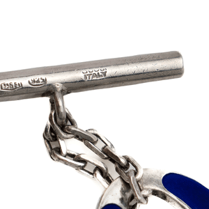 Gucci Enamel & Silver Bracelet