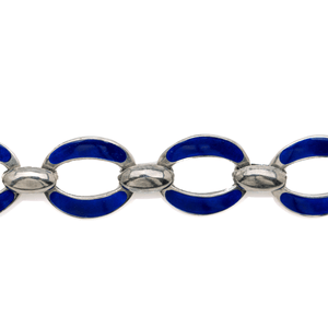 Gucci Enamel & Silver Bracelet