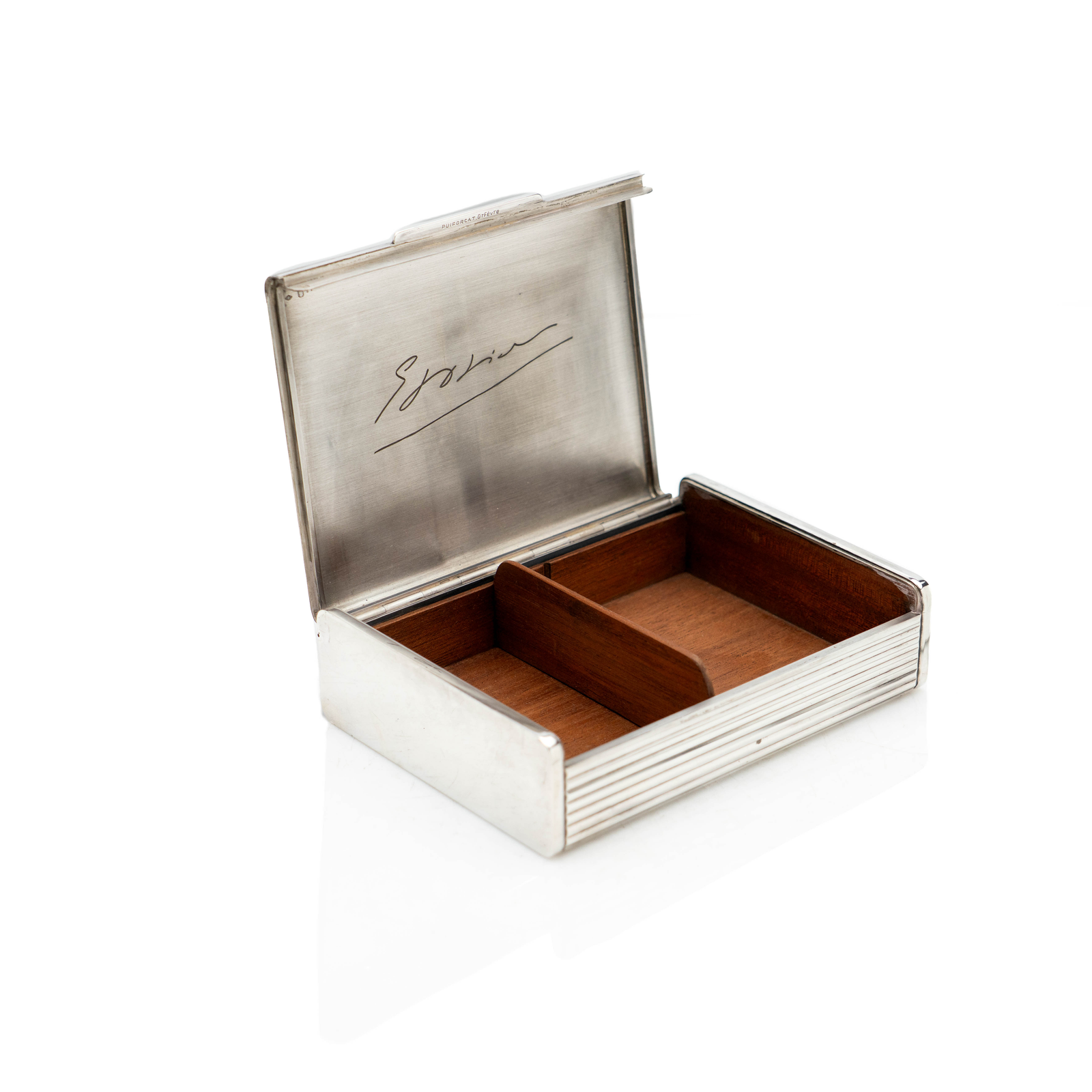 Puiforcat Sterling Fluted Box