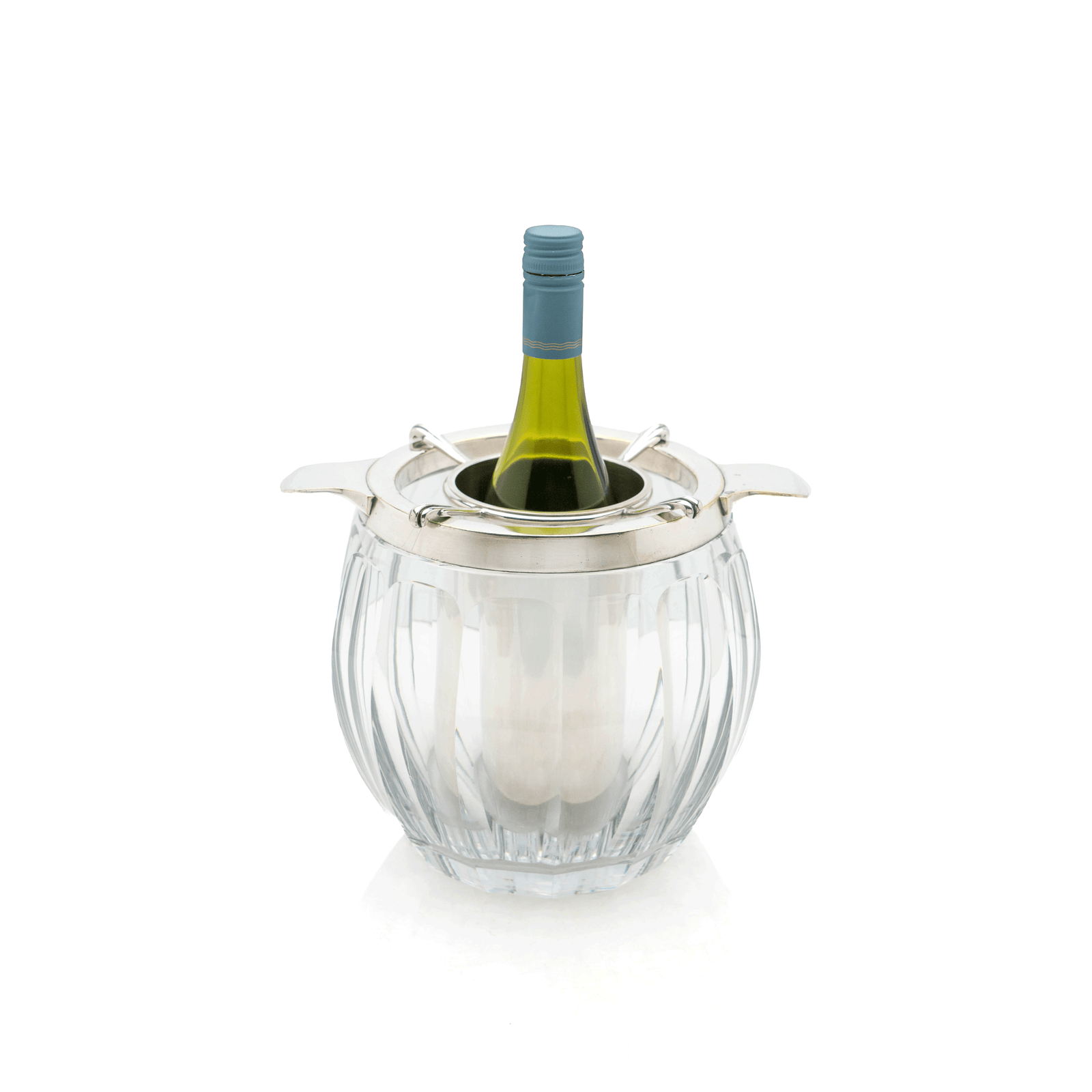 Baccarat Silver & Crystal Champagne Bucket