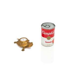 French Bronze Turtle Clock, 1910s