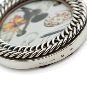 Hermes Sterling Chainlink Picture Frame