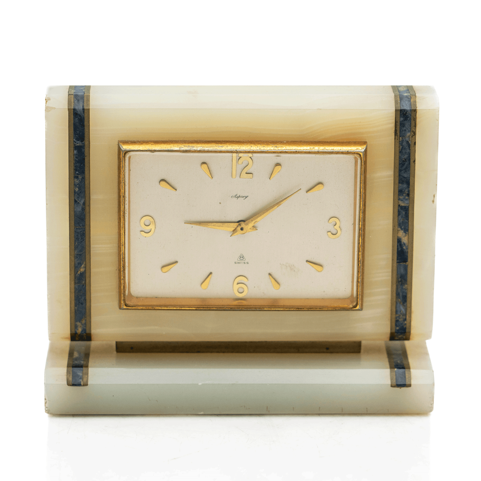 Asprey Desk Set, Onyx & Lapis