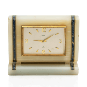 Asprey Desk Set, Onyx & Lapis