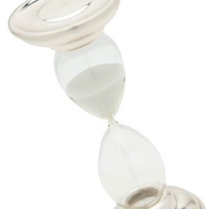 Italian Hour Glass Sterling Silver