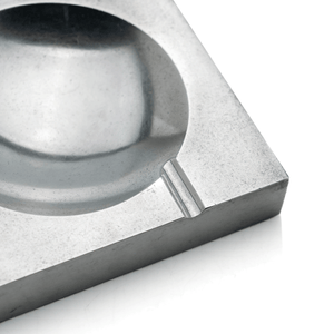 French Cast Aluminum Ashtrays