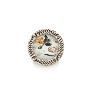 Hermes Sterling Chainlink Picture Frame
