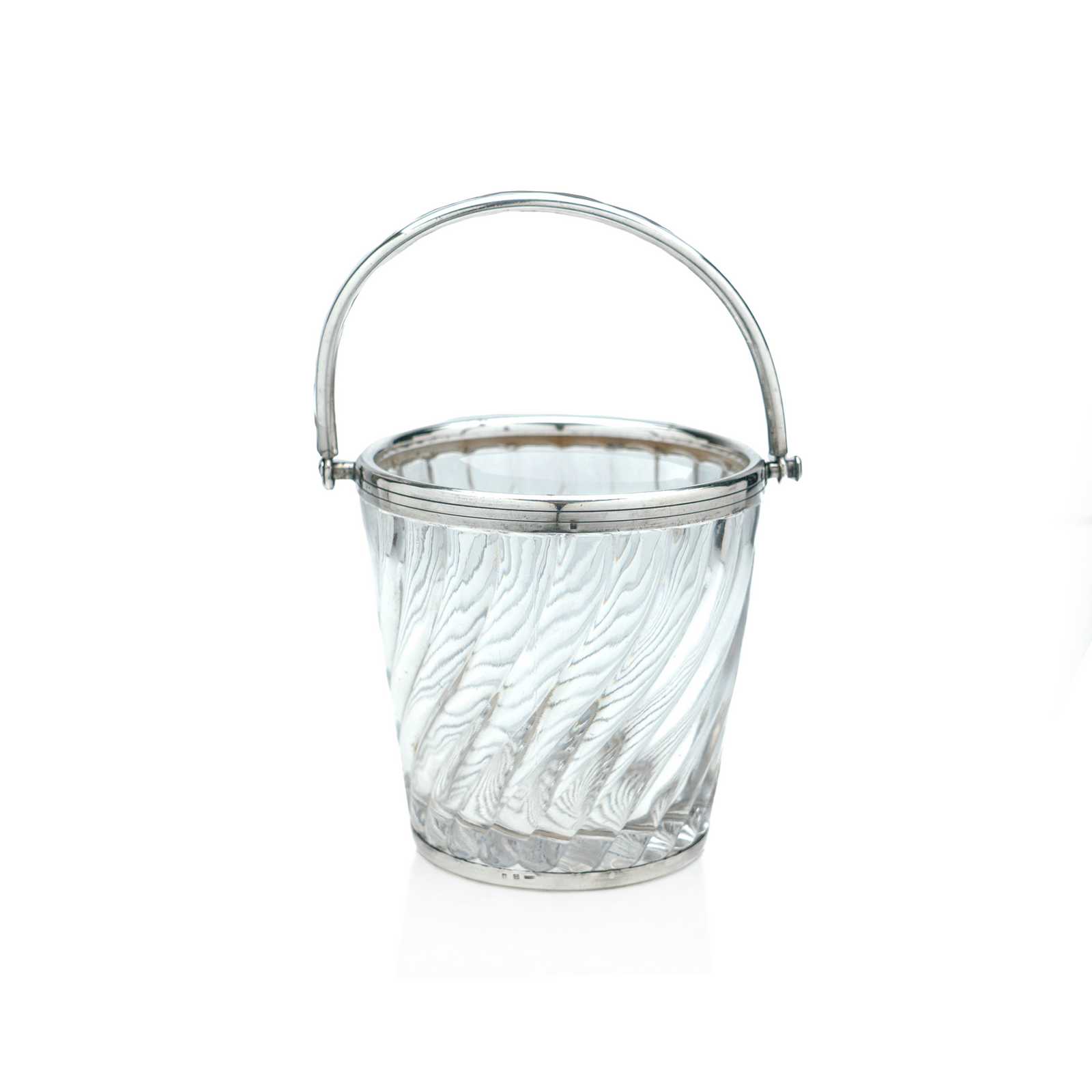 Baccarat Silver & Crystal Ice Bucket