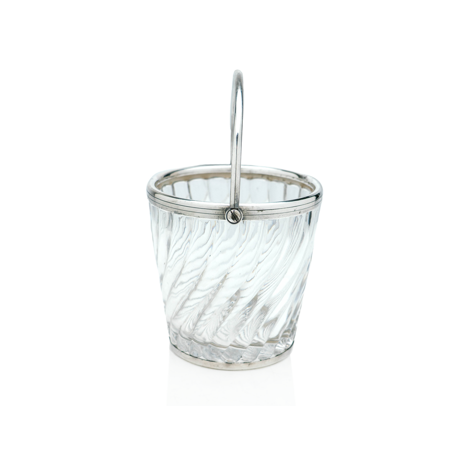 Baccarat Silver & Crystal Ice Bucket