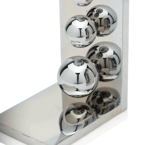 Jacques Adnet Silvered Bronze Bookends