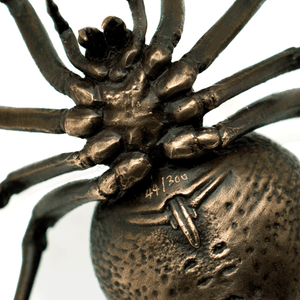 Hyperrealistic Bronze Spiders