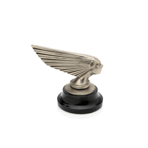 Lalique Hood Ornament, Silvered Bronze
