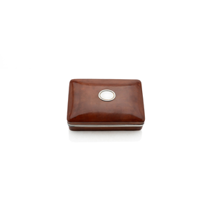 Italian Sterling & Leather Box