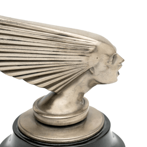 Lalique Hood Ornament, Silvered Bronze