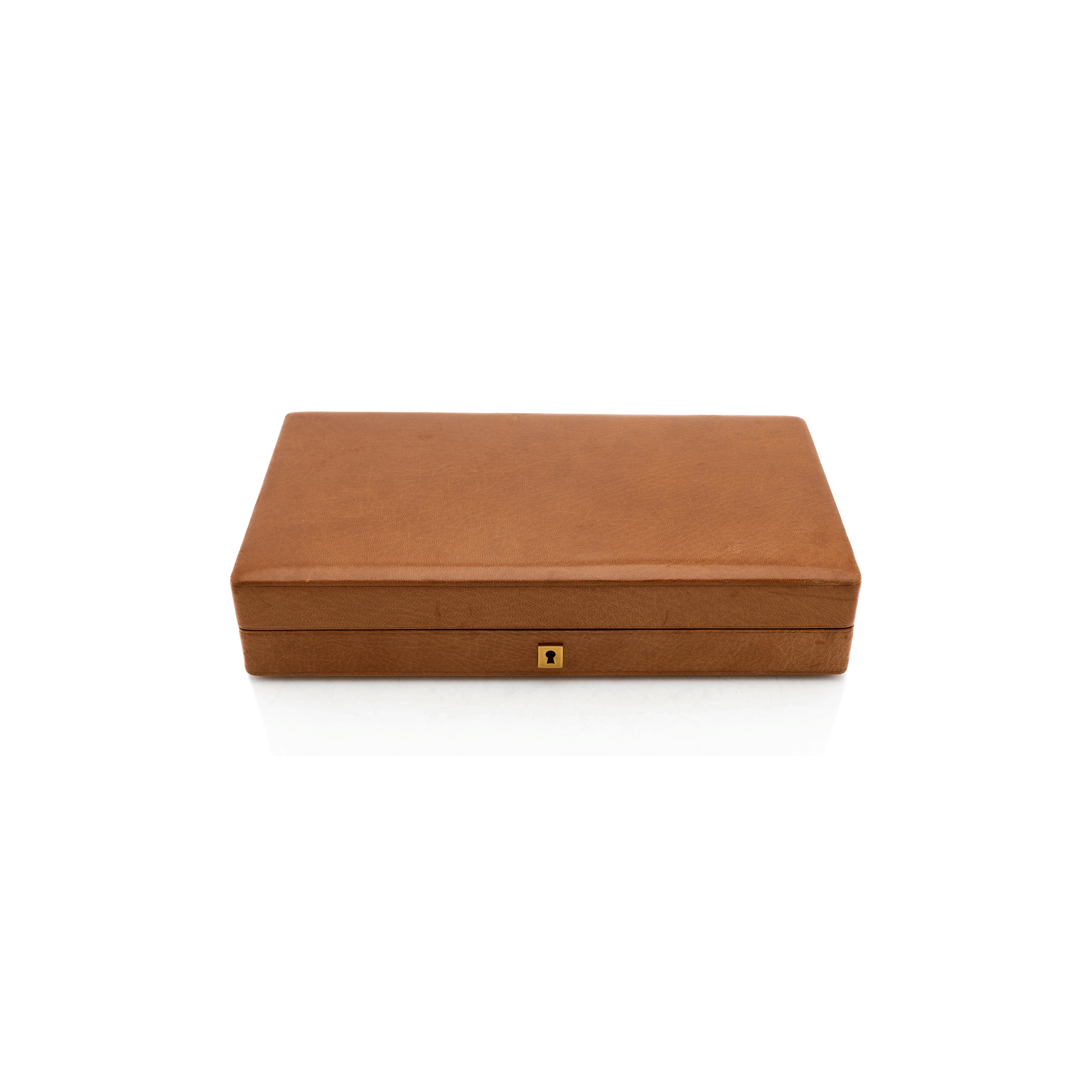 French Leather Cigar Box