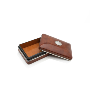 Italian Sterling & Leather Box