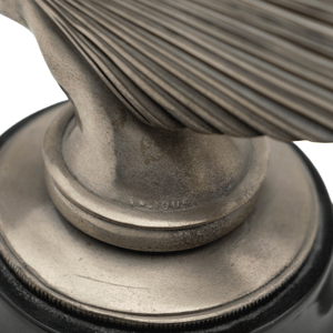 Lalique Hood Ornament, Silvered Bronze