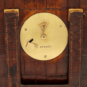 Hermes Alligator Clock, Paul Dupre-Lafon
