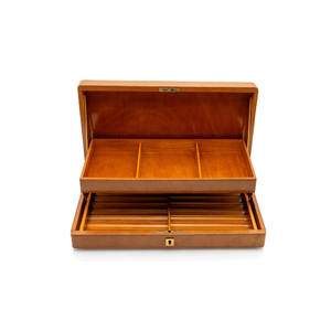 French Leather Cigar Box