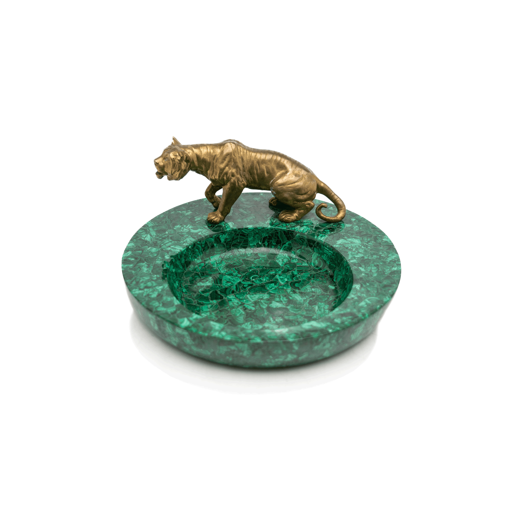 Malachite & Bronze Catchall