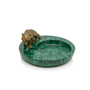 Malachite & Bronze Catchall
