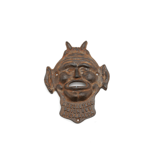 Wall Bottle Opener, Cast Iron Devil