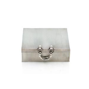 Hermes Sterling Fluted Box, 1930s