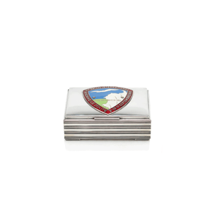 Sterling & Enamel Box, Porsche 1960s