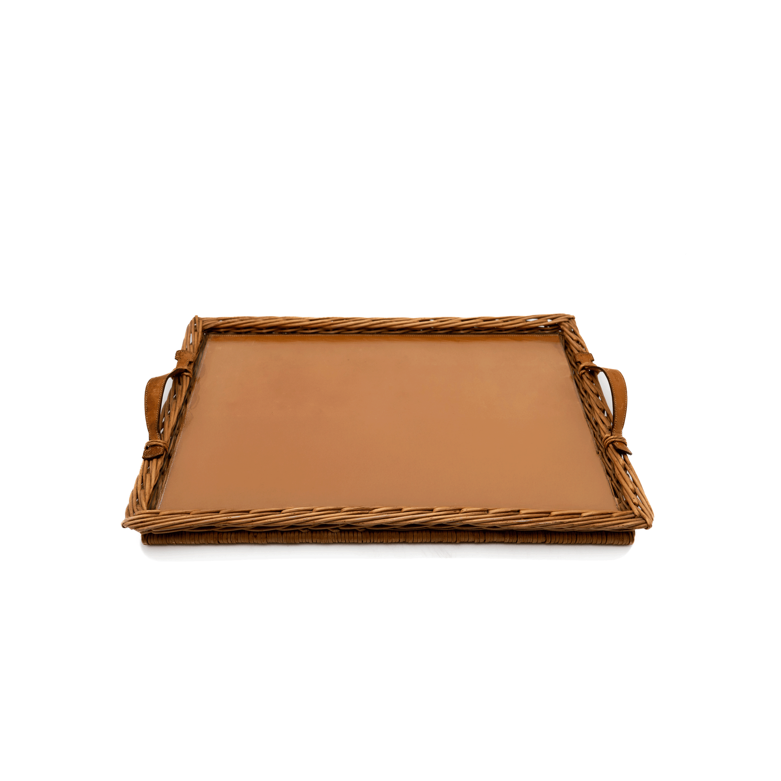 Hermes Wicker Serving Tray