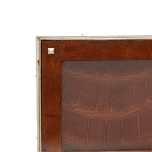 Cartier Picture Frame, Alligator & Sterling