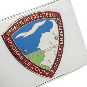 Sterling & Enamel Box, Porsche 1960s