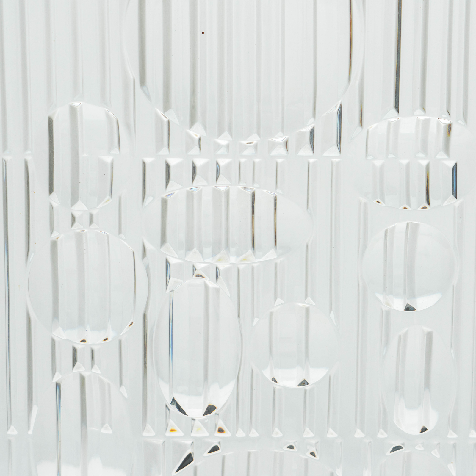 Victor Vasarely Glass Optical Sculpture